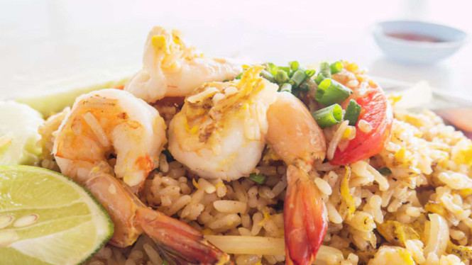 Nasi goreng seafood