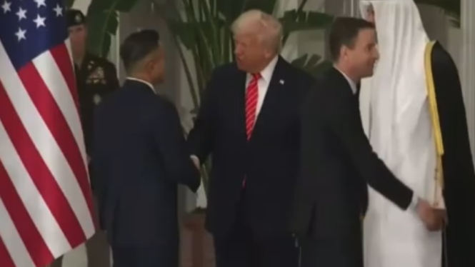 Ketum Kadin Indonesia Anindya Bakrie Bertemu Presiden AS Donald Trump.