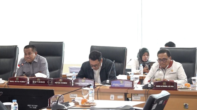 Rapat Komisi C DPRD Jakarta soal perparkiran (dok. istimewa)
