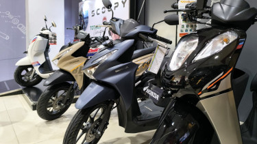 Deretan motor matic Honda di Wahana