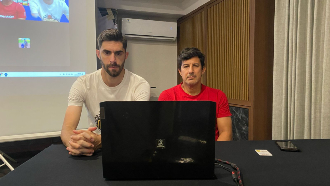 Jumpa Pers Via Zoom Madura United sebelum Lawan Bali United