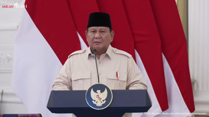 Presiden RI Prabowo Subianto