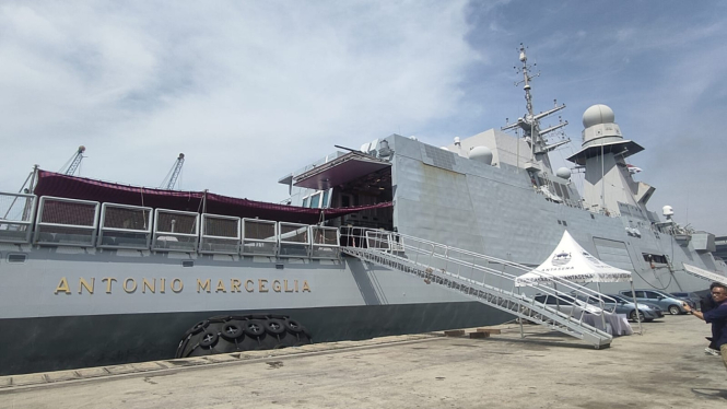 VIVA Militer: Kapal Perang Italia ITS Antonio Marcegelia (F 597)