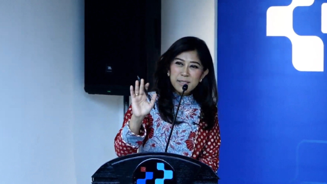 Menkomdigi Meutya Hafid Saat Peresmian Peraturan Menteri Nomor 8 Tahun 2025 tentang Layanan Pos Komersial (Doc: Natania Longdong)
