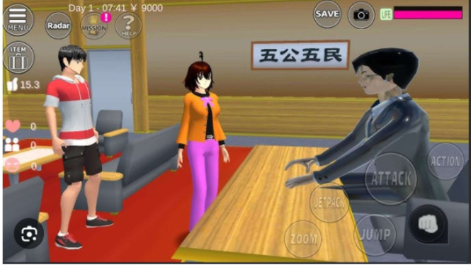 3 Cara Mengalahkan Boss Pajak di Sakura School Simulator