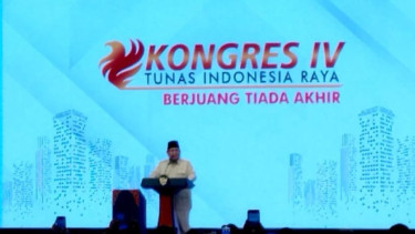 Presiden RI Prabowo di Kongres IV Tidar