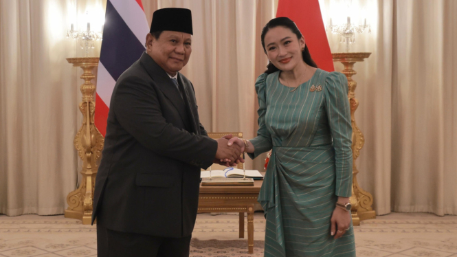 Prabowo bersama PM Thailand Paengtongtarn Shinawatra (Dok. Istimewa, Biro Pers Sekretariat Presiden)