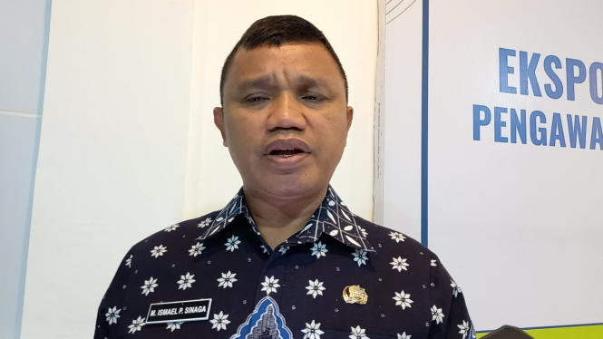 Kadisnaker Pemprov Sumut Ismael P Sinaga  dicopot dari jabatannya (B.S.Putra/VIVA)