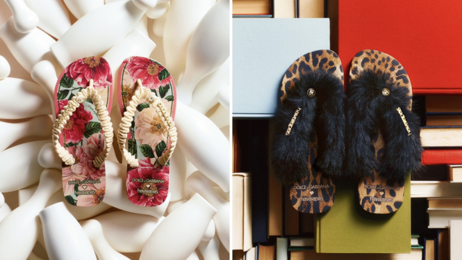 Sandal Havaianas x Dolce&Gabbana.