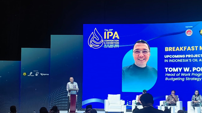 [Vice President Supply Chain Market MedcoEnergi, Kenneth Gunawan, di acara IPA Convex 2025, di ICE BSD, Tangerang, Banten, Selasa, 20 Mei 2025]