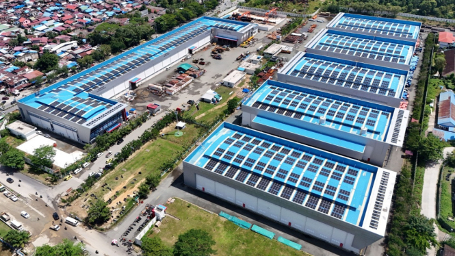 Pertamina resmikan PLTS atap terbesarnya