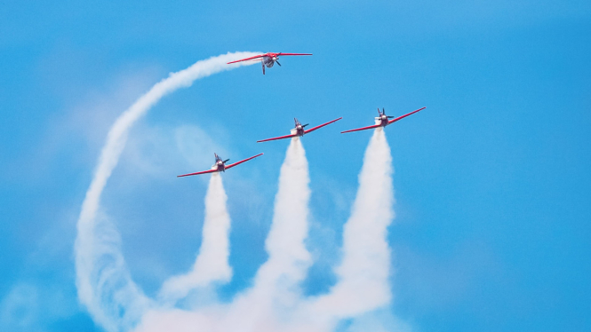 VIVA Militer: 6 pesawat Jupiter Aerobatic Team (JAT) beraksi di Langkawi