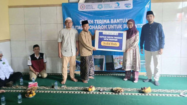 Bantuan air bersih dan sanitasi untuk Pondok Pesantren di Jawa Barat