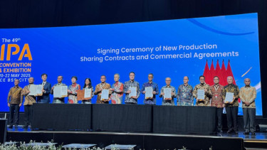 Penandatanganan HOA LNG dengan INPEX Masela di IPA Convex 2025