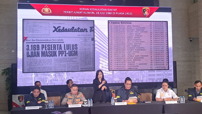 Tampilan Koran Kedaulatan Rakyat yang termuat nama Jokowi di Fakultas Kehutanan UGM