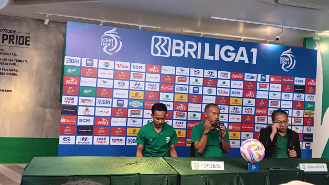 Uston Nawawi dalam Jumpa Pers Sebelum Lawan Bali United