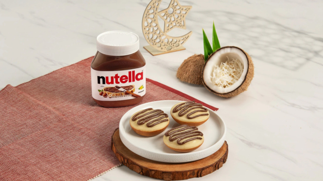 Serabi dengan Nutella.