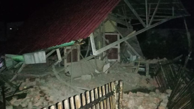 Kerusakan Rumah Akibat Gempa di Bengkulu (Doc: BNPB)