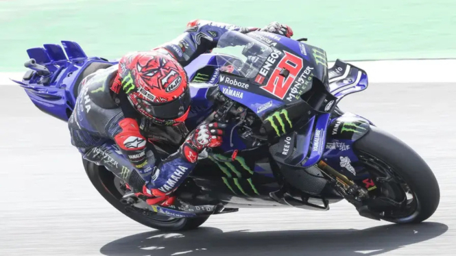 Fabio Quartararo di MotoGP Inggris 2025