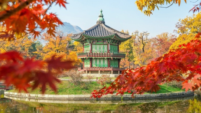 Ilustrasi wisata Korea Selatan
