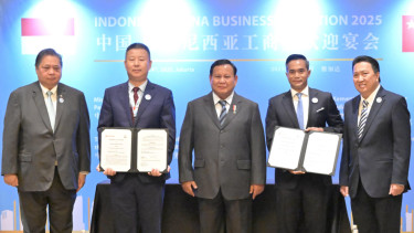 Kadin Indonesia dan Kamar Dagang China teken MoU di Indonesia-China Business Reception 2025 di Hotel Shangri-La, Jakarta