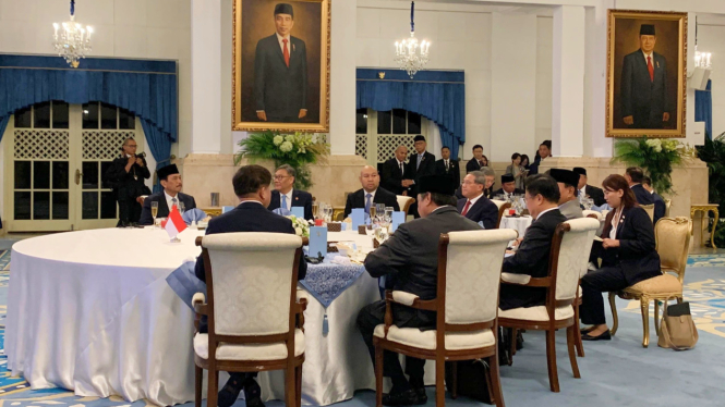Momen Didit Dampingi Presiden Prabowo Dalam Jamuan Makan Siang Bersama PM Li Qiang