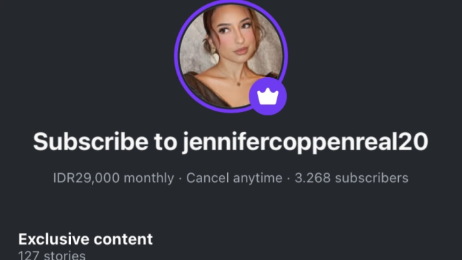 Instagram Eksklusif Jennifer Coppen