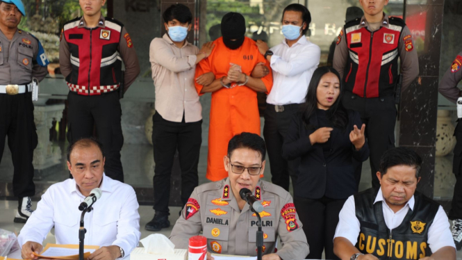Polda Bali mengungkap kasus narkotika jaringan internasional