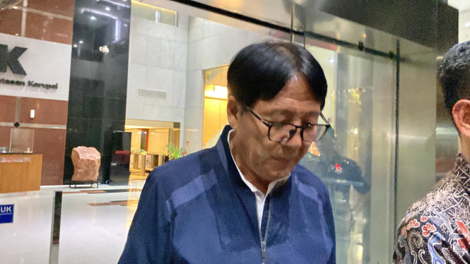 General Manager Hyundai Engineering Herry Jung usai rampung diperiksa KPK soal kasus korupsi perizinan PLTU Cirebon 2 di PT Cirebon Energi Prasarana