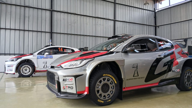 Toyota GR Yaris Rally2 milik tim Toyota Gazoo Racing Indonesia