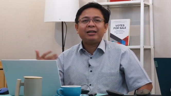 Direktur Eksekutif Indikator Politik Indonesia Burhanuddin Muhtadi