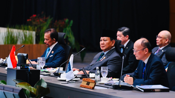 Presiden RI Prabowo Subianto saat menghadiri KTT ke-16 BIMP-EAGA (sumber foto: Laily Rachev - Biro Pers Sekretariat Presiden)