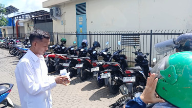 Sistem perparkiran RSU Tangsel yang dijalani oleh PT BCI usai dikuasai ormas PP 