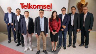 Susunan Direksi Telkomsel Usai RUPS di Jakarta, Rabu, 28 Mei 2025.