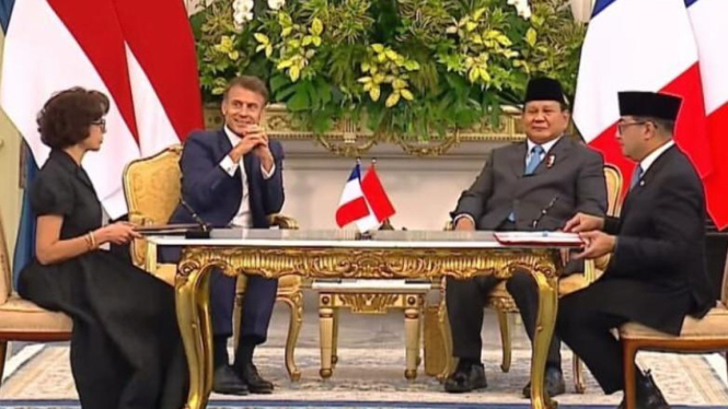 Perjanjian kerja sama bidang ekonomi kreatif antara Prancis dan Indonesia (Dok  Humas Kementerian Ekonomi Kreatif)