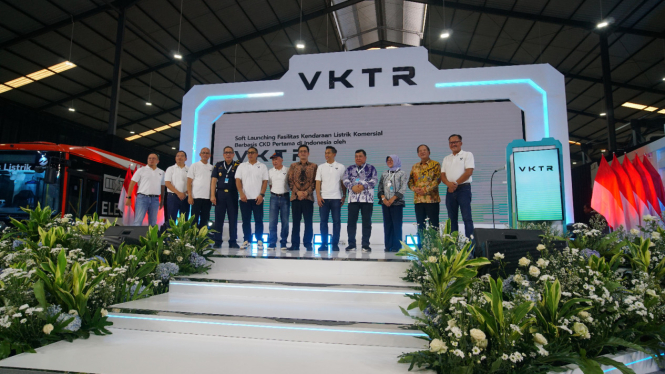 VKTR gelar soft launching fasilitas perakitan kendaraan listrik komersial berbasis CKD pertama di Indonesia