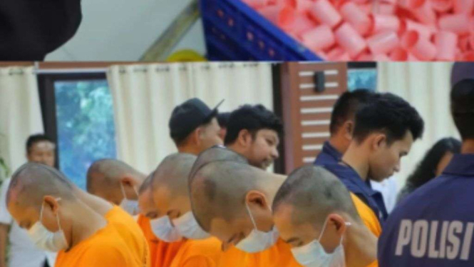 Oknum pembuatan skincare ilegal