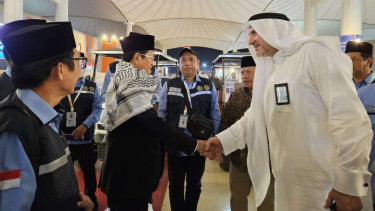 Amirul Hajj Nasaruddin Umar Tiba di Jeddah, Arab Saudi