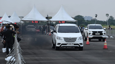 Night Race North Sumatera Governor's Cup 2025, di eks Bandara Polonia Medan.(dok Pemprov Sumut)