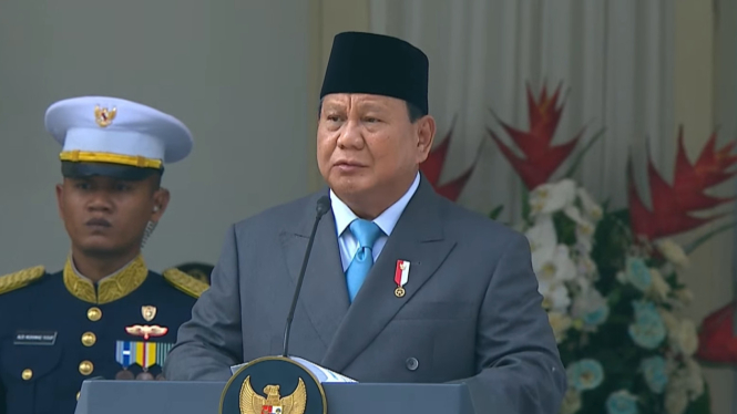 Presiden Prabowo Pimpin Upacara Peringatan Hari Lahir Pancasila 