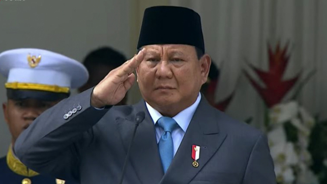 Presiden Prabowo Pimpin Upacara Peringatan Hari Lahir Pancasila
