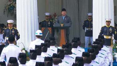 Presiden Prabowo Subianto di Hari Pancasila 2025
