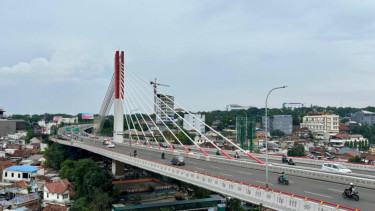 Ilustrasi Jembatan Layang (Flyover) Pasupati, Kota Bandung, Jawa Barat