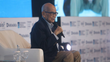 Guru besar Fakultas Ekonomi dan Bisnis (FEB) UI, Prof Dorodjatun Kuntjoro-Jakti.