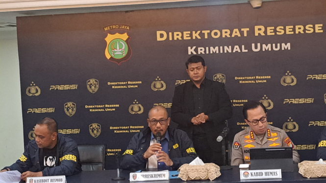 Dirreskrimum Polda Metro Jaya Kombes Pol Wira Satya Triputra 