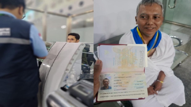 Jemaah haji asal Bandung, Heri Risdyanto ditolak masuk Arab Saudi di Bandara 