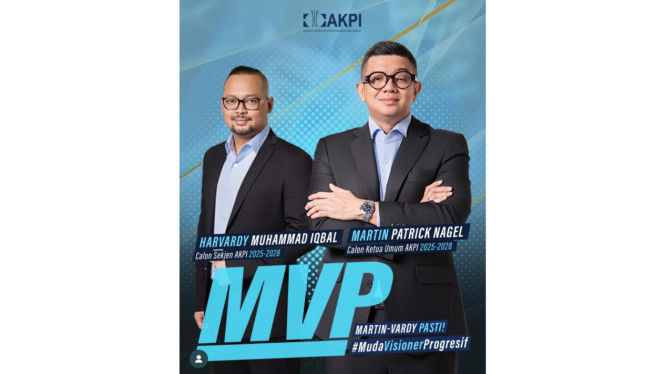 Calon ketum dan sekjen AKPI