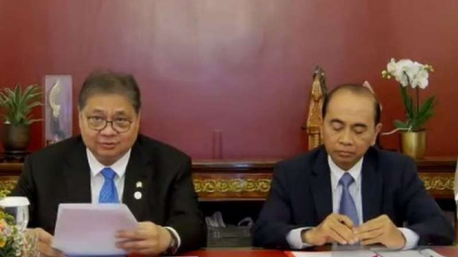 Menko Perekonomian Airlangga Hartarto.