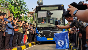 TransJabodetabek Rute Blok M-Bogor Kode P11 diresmikan 