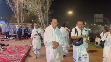 Menag Nasaruddin Umar tiba di Arafah